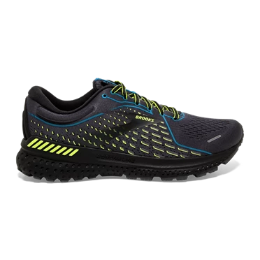 Chaussures Running Route Brooks Adrenaline GTS 21 Homme Noir / Bleu | RLFW-39165