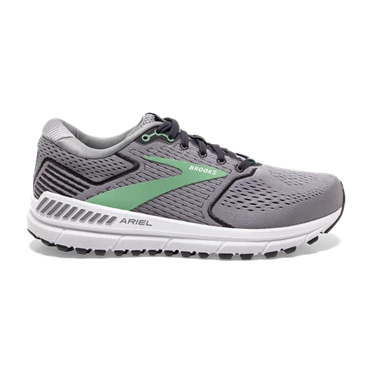 Chaussures Running Route Brooks Ariel '20 Femme Noir / Vert | QSFA-56732