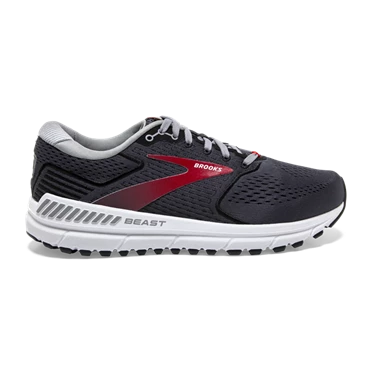 Chaussures Running Route Brooks Beast '20 Homme Noir / Rouge | PGVM-85063