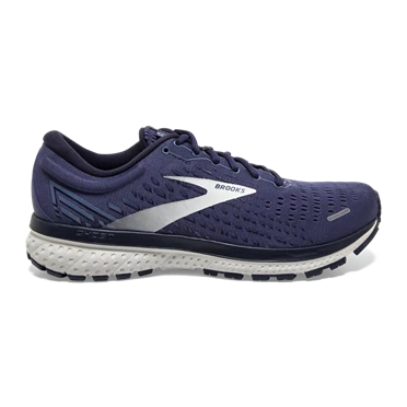 Chaussures Running Route Brooks Ghost 13 Homme Grise / Bleu Marine | FCIN-49387