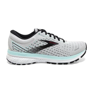 Chaussures Running Route Brooks Ghost 13 Femme Grise / Turquoise Clair / Noir | KBPF-59340