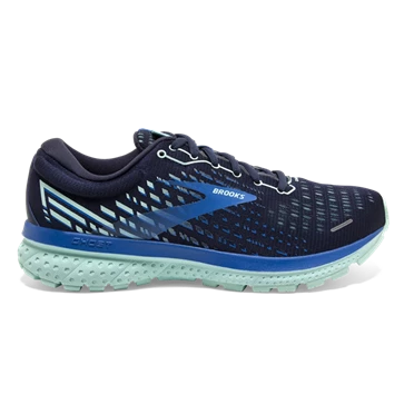 Chaussures Running Route Brooks Ghost 13 Femme Bleu Marine / Bleu | OZQL-76182