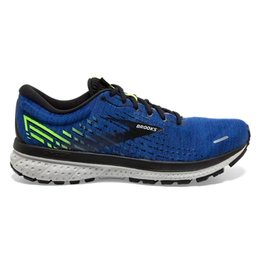 Chaussures Running Route Brooks Ghost 13 Homme Bleu / Noir / Vert | SJHR-94712