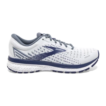 Chaussures Running Route Brooks Ghost 13 Homme Blanche / Grise / Noir | TCWQ-58103