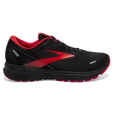 Chaussures Running Route Brooks Ghost 14 GTX Homme Noir / Rouge | FVBD-16743