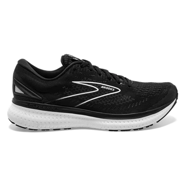 Chaussures Running Route Brooks Glycerin 19 Femme Noir / Blanche | HFAY-53492