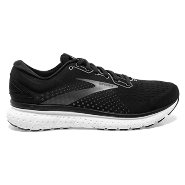 Chaussures Running Route Brooks Glycerin 18 Homme Noir / Blanche | QDXH-64912