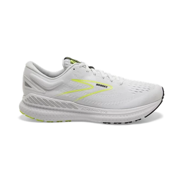 Chaussures Running Route Brooks Glycerin GTS 19 Homme Blanche / Noir | TXPD-05682