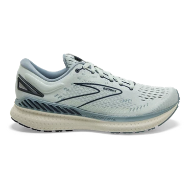 Chaussures Running Route Brooks Glycerin GTS 19 Femme Turquoise Clair / Blanche / Bleu Marine | UIG