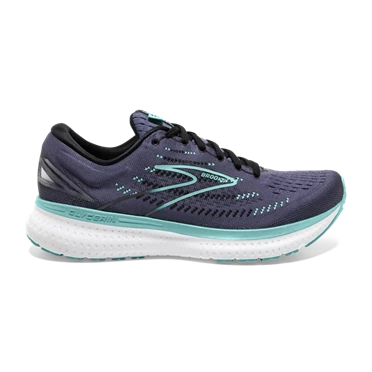 Chaussures Running Route Brooks Glycerin 19 Femme Grise / Noir / Bleu | URWC-87019