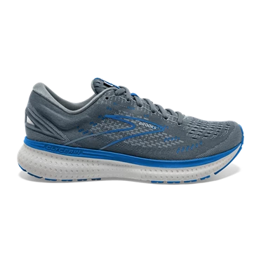 Chaussures Running Route Brooks Glycerin 19 Homme Grise / Bleu Foncé | VWTR-83240