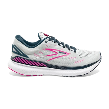 Chaussures Running Route Brooks Glycerin GTS 19 Femme Bleu Marine / Rose | YZAE-14980