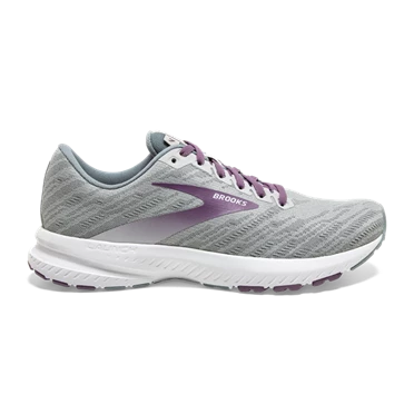 Chaussures Running Route Brooks Launch 7 Femme Blanche / Violette / Noir | OZWX-19834