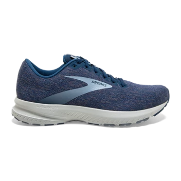 Chaussures Running Route Brooks Launch 7 Homme Bleu / Bleu Marine / Grise | VMPO-65817