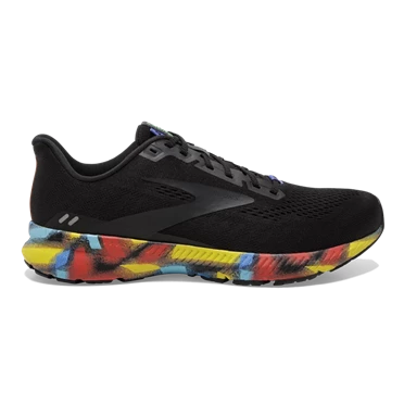 Chaussures Running Route Brooks Launch 8 Homme Noir / Rouge / Bleu | IXDC-68905