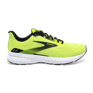 Chaussures Running Route Brooks Launch 8 Homme Noir / Blanche | MTJN-92561