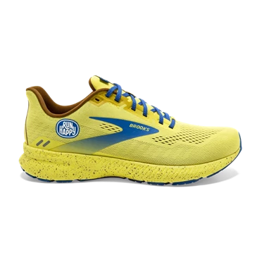 Chaussures Running Route Brooks Launch 8 Homme Doré / Bleu | QYTN-79432