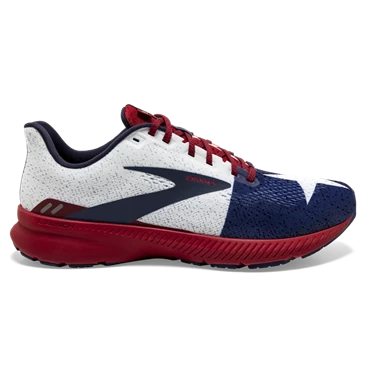 Chaussures Running Route Brooks Launch 8 Homme Rouge / Orange Rose / Noir | RONT-54123