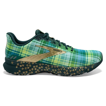 Chaussures Running Route Brooks Launch 8 Homme Vert / Doré / Turquoise Foncé | SXKT-93062