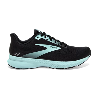 Chaussures Running Route Brooks Launch 8 Femme Noir / Bleu | XPOM-02158