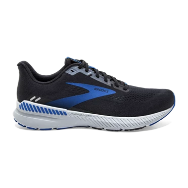 Chaussures Running Route Brooks Launch GTS 8 Homme Noir / Grise / Bleu | NXUL-67234