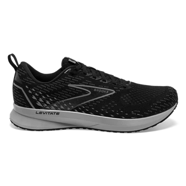 Chaussures Running Route Brooks Levitate 5 Homme Noir / Grise | HDJX-21087