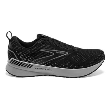 Chaussures Running Route Brooks Levitate GTS 5 Homme Noir / Grise | KIVE-58496