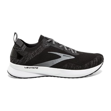 Chaussures Running Route Brooks Levitate 4 Homme Noir / Blanche | MUXQ-83602