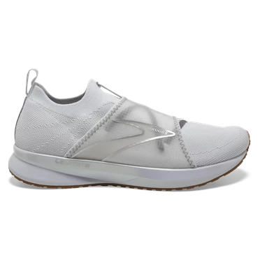 Chaussures Running Route Brooks Levitate 4 LE Femme Blanche / Argent / Marron | TUXR-29506