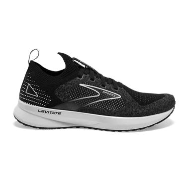 Chaussures Running Route Brooks Levitate StealthFit 5 Femme Noir / Grise / Blanche | UNTO-16237