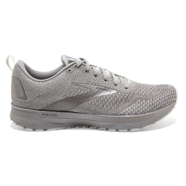 Chaussures Running Route Brooks Revel 4 Femme Blanche / Argent | ANMF-75283