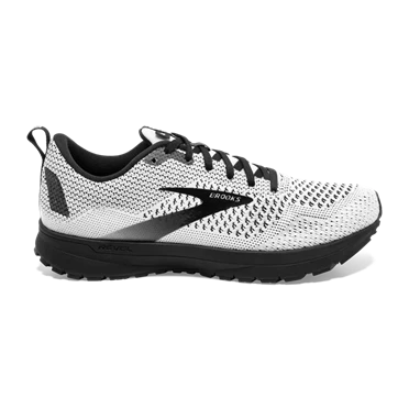 Chaussures Running Route Brooks Revel 4 Femme Blanche / Noir | RAQF-89610