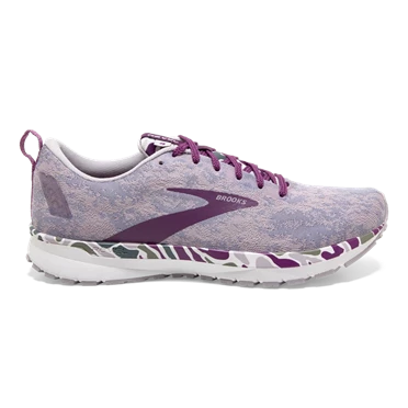 Chaussures Running Route Brooks Revel 4 Femme Blanche / Violette | RLGN-13640