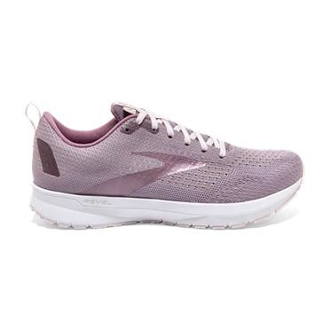 Chaussures Running Route Brooks Revel 4 Femme Rose | VIJS-57218