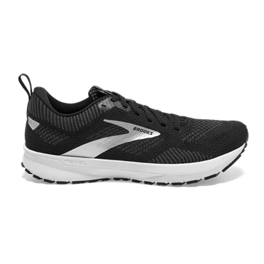 Chaussures Running Route Brooks Revel 5 Femme Noir / Blanche | BOSQ-58129