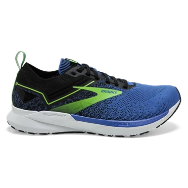 Chaussures Running Route Brooks Ricochet 3 Homme Bleu / Vert | UPIN-39462