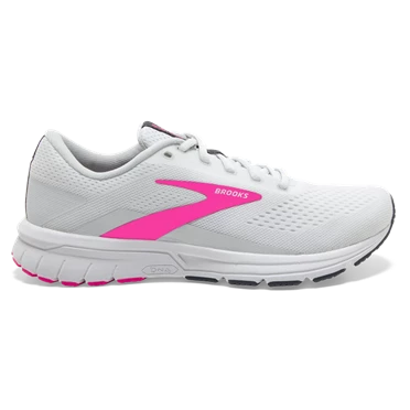 Chaussures Running Route Brooks Signal 3 Femme Blanche / Rose / Bleu | DZPC-15396