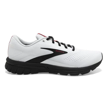 Chaussures Running Route Brooks Signal 3 Homme Blanche / Noir / Rouge | MNFZ-16345