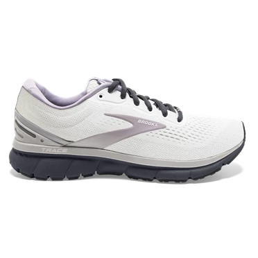 Chaussures Running Route Brooks Trace Femme Blanche / Grise / Bleu | FPES-04958