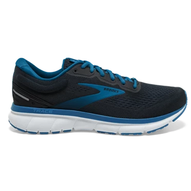 Chaussures Running Route Brooks Trace Homme Noir / Bleu / Orange | HUJV-90658