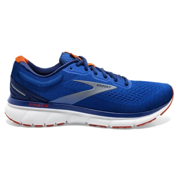 Chaussures Running Route Brooks Trace Homme Bleu / Bleu Marine / Orange | XOLP-64703