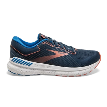 Chaussures Running Route Brooks Transcend 7 Femme Bleu Marine | WOIJ-04935