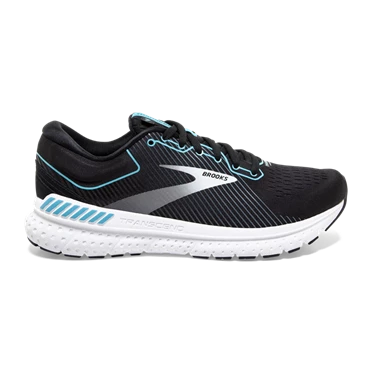 Chaussures Running Route Brooks Transcend 7 Femme Noir / Bleu | ZPMK-04928