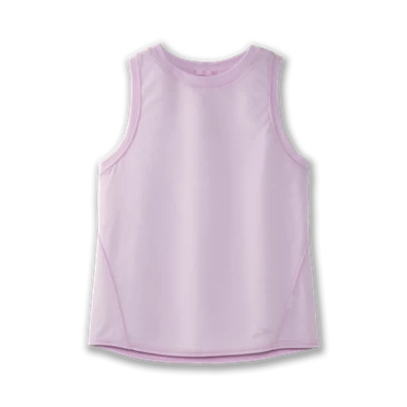 Haut Running Brooks Distance Tank Femme Violette | EZDU-02416