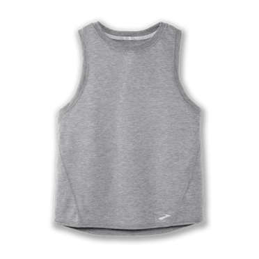 Haut Running Brooks Distance Tank Femme Grise | OAVB-20536