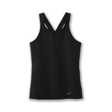 Haut Running Brooks Pick-Up Tank Femme Noir | MSXE-36450