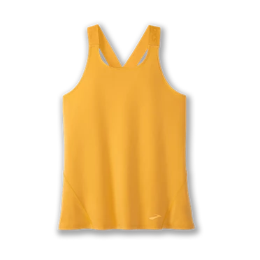 Haut Running Brooks Pick-Up Tank Femme Orange | FDEI-09187