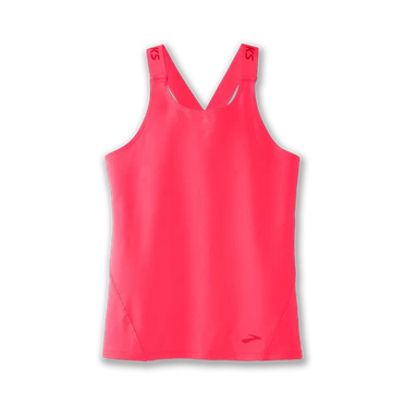 Haut Running Brooks Pick-Up Tank Femme Rose | DFTW-26391