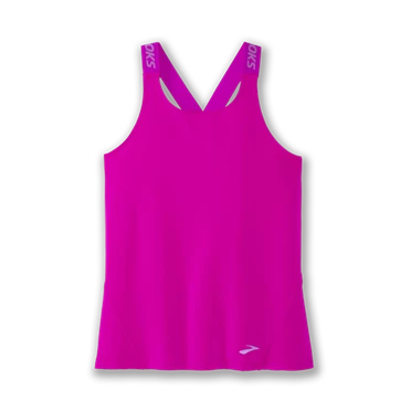 Haut Running Brooks Pick-Up Tank Femme Rose | ZBHP-94875