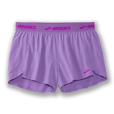 Pantalon Running Brooks Chaser 3" Femme Violette | UISN-04685